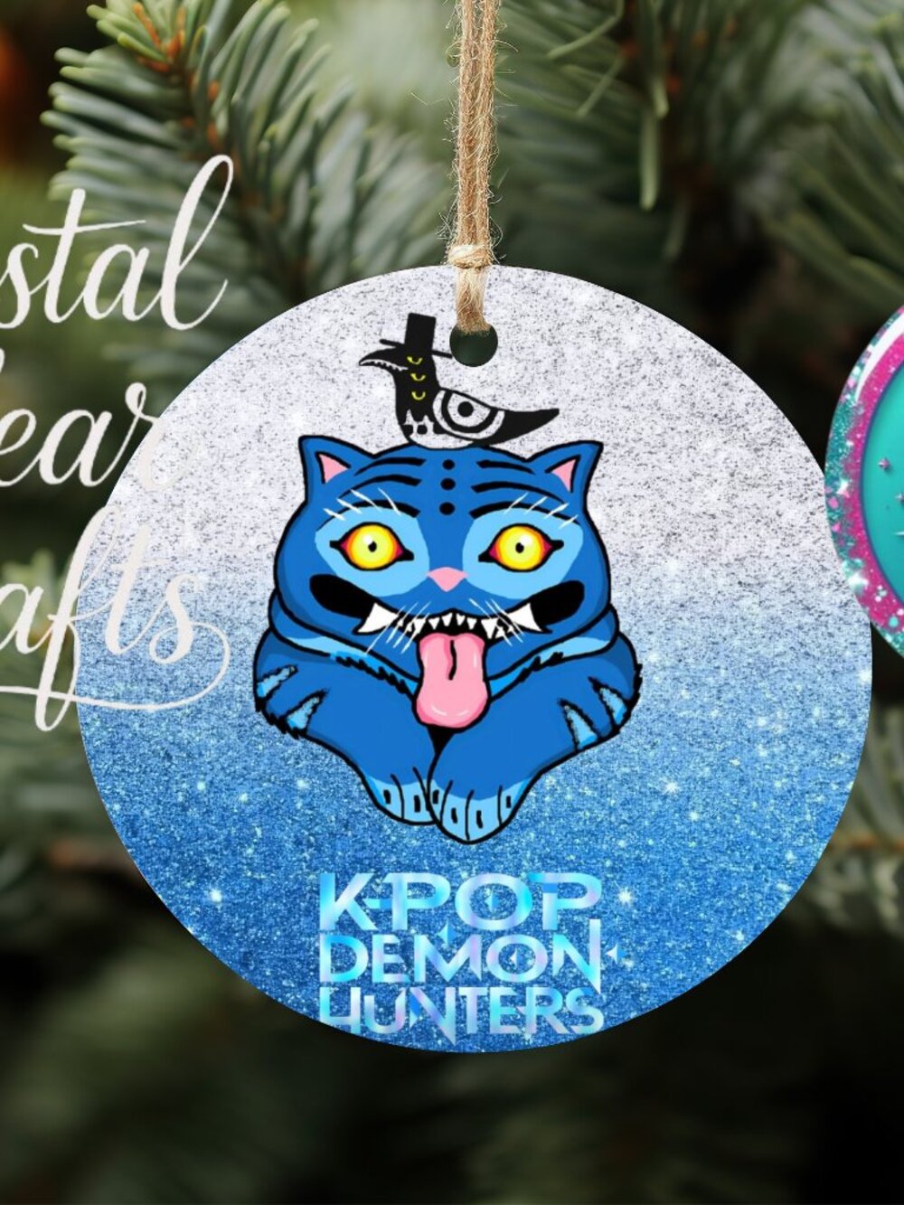 Kpop Demon Hunters Derpy 3" Wood Ornament